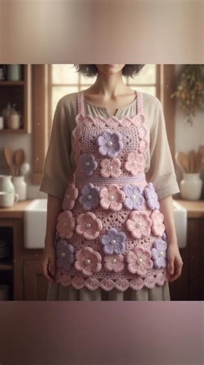 Handmade Crochet Apron Magic Cute & Cozy Crochet Apron