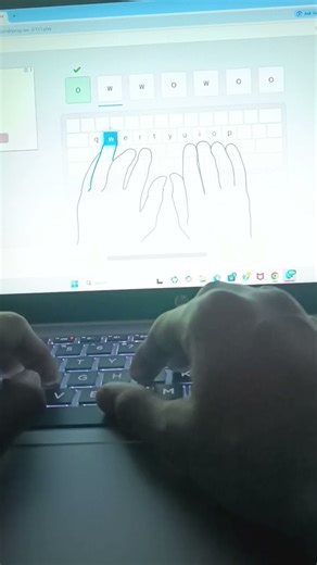 learning speed typing day 38