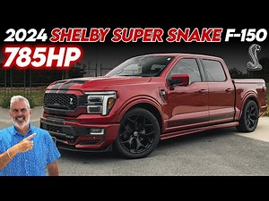 Rapid Red 2024 Shelby Super Snake F-150 with 785HP (4K)
