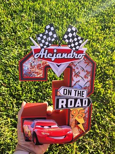 Cars 3D Letters, Lightning Mcqueen Party Decor, Cars Party Decoration, Cars Birthday Decor, Lightning Mcqueen Centerpiece, Cars Centerpiece - Etsy