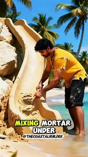 Man Rebuilds Dream Sand Castle After Losing Everything! 🏰🥺