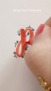 128K views · 65 reactions | How to Write Letter P - Easy Tutorial for Beginners #nhuandaocalligraphy #brushlettering | Nhuan Dao Calligraphy | Facebook