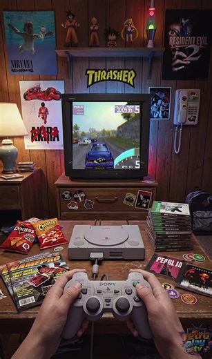 PS1 Retro Gaming Nostalgia