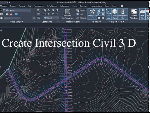 Create Intersection Civil 3 D
