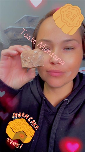 Part two of delicious chocolate Moon cake!!! #pika #asmr # | food asmr