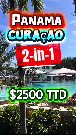 Panama Curaçao 🇵🇦🇨🇼 2-in-1 From $2500 TTD 🇹🇹 The easiest way to book 2 awesome destinations for the price of 1…🥳 No more overpaying for travel when you can do it yourself…on your terms ‼️ Trinidad ➡️ Curaçao ➡️ Panama and back ✨ #caribbeantiktokeurs🇭🇹🇬🇾🇹🇹🇸🇷🇯🇲 #trini_tiktoks #trending #viral #fyp
