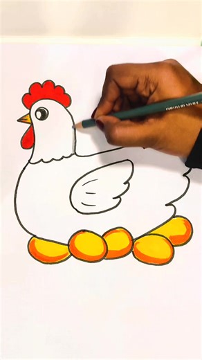 How to Draw a Chicken Easy! Step-by-Step Tutorial
