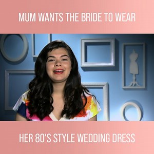 This young bride wants a Great Gatsby-inspired wedding dress, but her mum is determined to convince the bride to wear her old wedding dress. Can the experts help turn mum's dress into what the bride wants, or will she choose a new dress for her wedding? Watch more like this on discovery : bit.ly/40lAt7d | Love Weddings