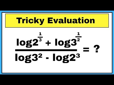 Tricky Logarithm Step-by-Step Solution || can You salve thisLogarithm Problem|| Olympiad Maths|