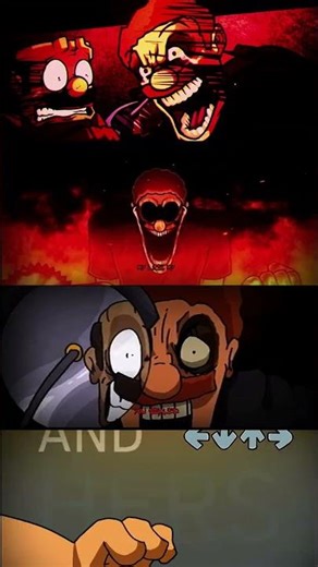 FNF: All Kinds of Shucks // All Cutscenes Comparison #shortvideo #shorts #short