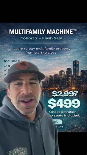 Multifamily Machine Cohort 3 Is Open (Starts Mid-May)