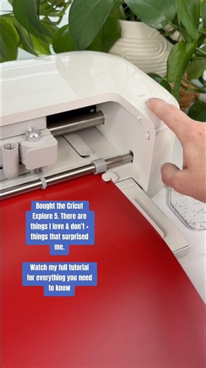 Finally bought the Cricut Explore 5 #cricut #cricutbeginner