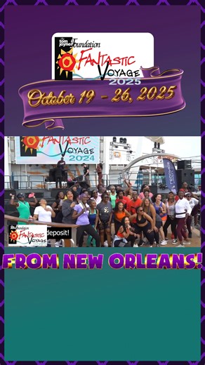 97K views · 1.3K reactions | The Tom Joyner Foundation Fantastic Voyage will be the largest Party at Sea and will be sailing out of New Orleans in 2025 with KATT WILLIAMS, Theme Nights, Panel Discussions, Entertainment and more! Go to FantasticVoyage2025.com Call (214) 495 -1963 to book your cabin! The party will start October 19 through October 26 to Mahogany Bay, Belize, and Cozumel! Get this off your 2025 Bucket List! #FV2025 #FV25 #2025BucketList | Fantastic Voyage | Facebook