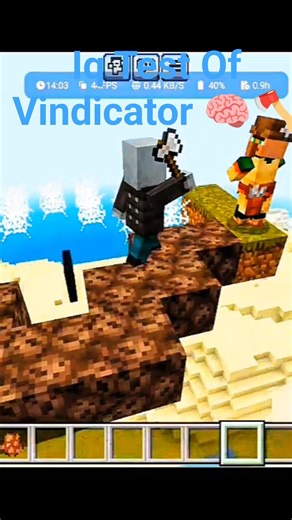Is the Vindicator Actually Smart? 🪓🧠 Minecraft IQ Test #minecraft #shorts #iqtest