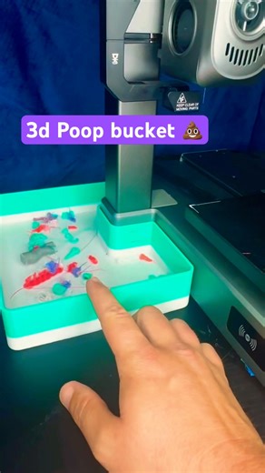 Check out my full video on the poop bucket tutorial #3dprinting #tipsandtricks