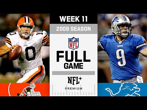 The Most Unexpected Shootout! Cleveland Browns vs Detroit Lions FULL GAME | NFL 2009 Season Week 11