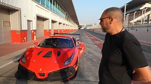 On track in a Ferrari or behind the simulator