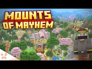 BRAND NEW MINECRAFT UPDATE!!! UPDATING, EXPLORING, + MOUNTING