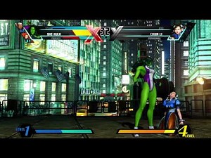 Ultimate Marvel vs. Capcom 3 - Storm/Phoenix/She-Hulk Playthrough