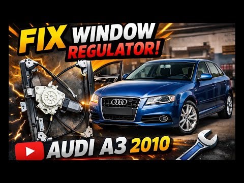 Replacing window regulator in 2010 Audi A3 Hatchback