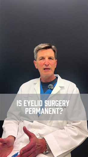 Is eyelid surgery permanent? #eyes #blepharoplasty #face #beauty