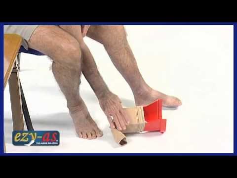 Removing a stocking using Ezy-As Applicator