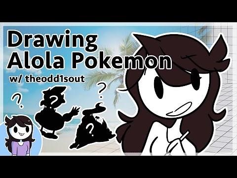 Drawing Alola Pokemon w/ theodd1sout