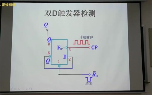 数电3-四位二进制可逆计数器(74ls74)（第一部分-讲解)