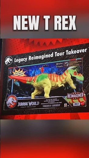New Legacy Collection Reimagined Tour Takeover T Rex Revealed!! #shorts #jurassicworld