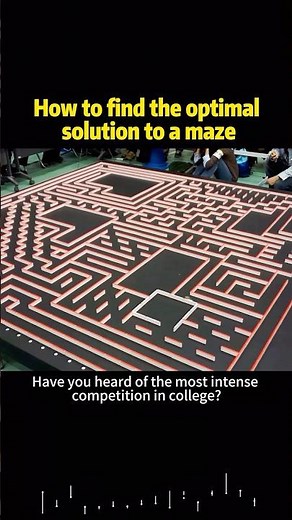 How to find the optimal solution to a maze #knowledge #science