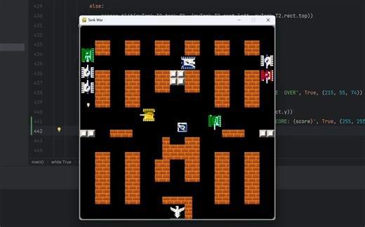 【Python游戏开发】坦克大战游戏演示