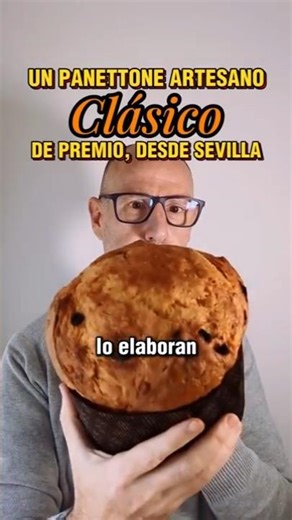 Un panettone de premio, artesano, clásico y elaborado con paciencia desde Sevilla #shorts