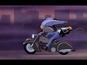 Bruce Wayne motorcycle punch! | Batman: Mask of the Phantasm
