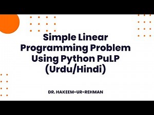 Linear Programming in Python | PuLP Tutorial: Max Profit Model, Constraints, Shadow Prices