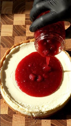 Vegan Baked Raspberry Cheesecake - Nobody Will Guess It's Dairy-Free! 🍓🍰