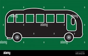 Bus Icon, Bus Vector Art Illustration template design Stock Vector Image & Art - Alamy