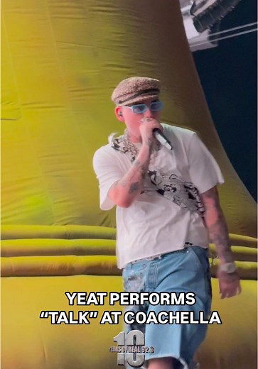 Yeat Brings 50-Foot Bell to Coachella Performance