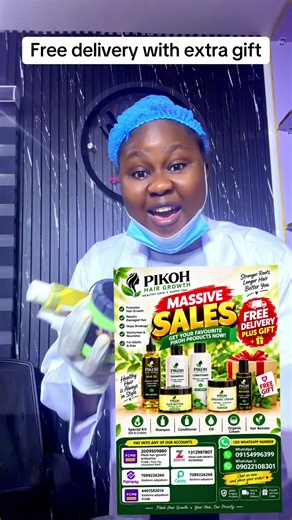 🔥 SALES DAY 1 IS HERE! 🔥 The wait is finally over! 🎉❤️ Our MASSIVE SALES officially starts TODAY! 🛍️✨ 🎁 FREE DELIVERY   FREE GIFT 🎁 And yes, FREE DELIVERY applies EVERYWHERE in Nigeria! 🇳🇬 Get your wallet ready and come shop for quality hair growth products for your hair. 😍💆🏽‍♀️ 📌 IMPORTANT: During the sales, orders can ONLY be placed through these CEO WhatsApp numbers: 📲 WhatsApp 1: 091-5499-6399 📲 WhatsApp 2: 090-2210-8301 🚚 Delivery starts AFTER the sales. Don’t wait until the 
