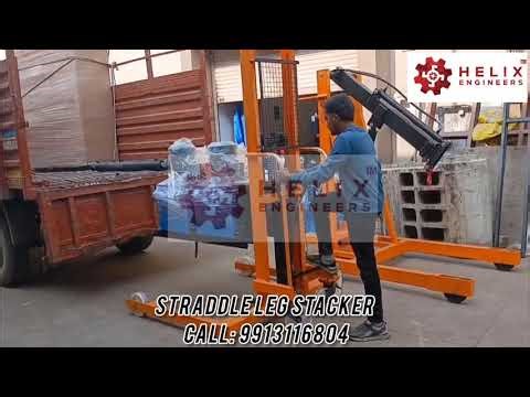 Hydraulic pallet stacker manufacturer and supplier call: 9913116804 #stacker #lifter 
