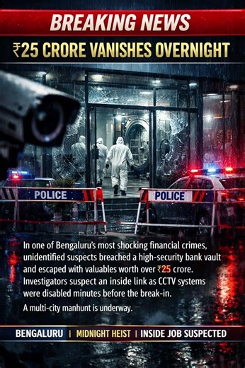 ₹25 Crore Heist in Bengaluru | The Great Bank Vault Robbery