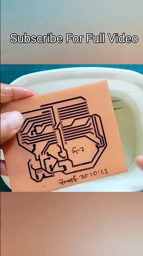 DIY PCB Toner Transfer at Home #pcb #pcbdesign