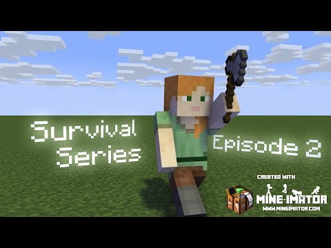 Minecraft Survival EP 2 | Building My First House
