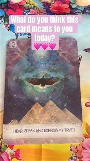 What do you think this card means to you today? #tarot #positivevibes #fyp #healing #dailyvlog #love