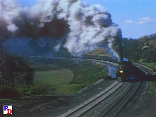 Big steam, fore and aft on the Norfolk & Western. From the Green Frog Productions show "Steam Giants Across America" https://rfd.video/SteamGiants | Steam Giants