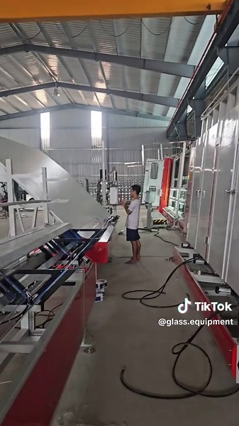 Fully automatic heat-insulating glass production line ➕ fully automatic glue sealing robot (debugging completed) #LamnatedGlass #TemperedGlass #HotBentGlass #ArchitecturalGlass #GlassIndustry #GlassFactory #GlassProducts #BuildingMaterials #CommercialGlass #CustomGlass #GlassSolutions #GlassManufacturing #FacadeGlass #SafetyGlass #ConstructionMaterials #BuildingDesign #ExteriorDesign #ModernArchitecture #InteriorGlass GlassInnovation #GlassApplications #GlassProduction #EnergyEfficientGlass #Hea
