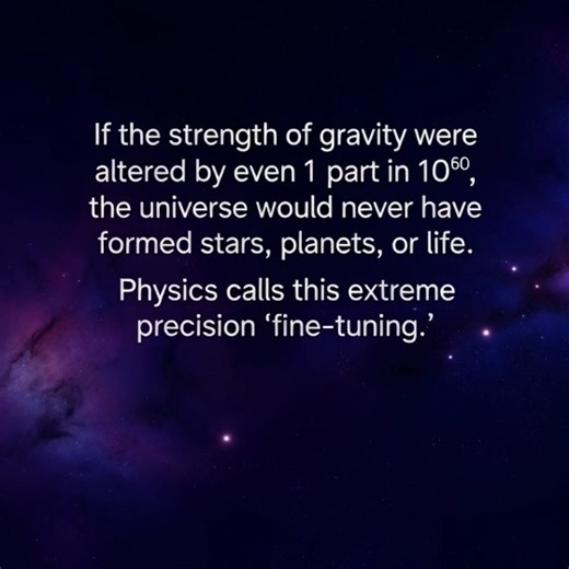 Fine Tuning suggests a Designer. | The Intelligent Design