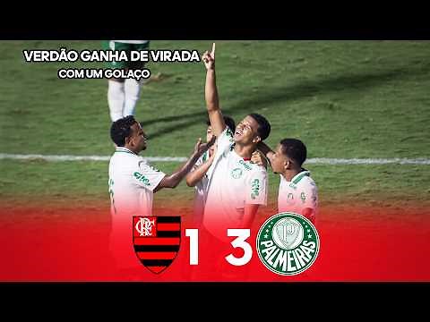 VERDÃO GANHA DE VIRADA! FLAMENGO X PALMEIRAS - MELHORES MOMENTOS - BRASILEIRÃO SUB 20 - 2026