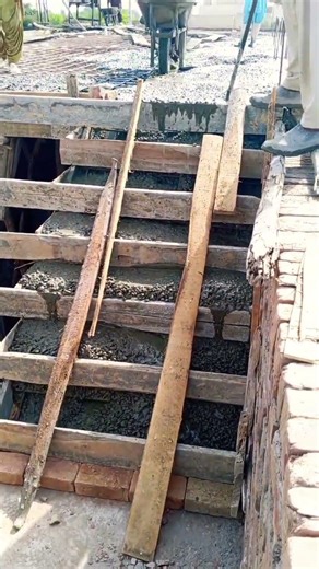 How to Make Stair (Ladder) | 11 Inch Riser & 7 Inch Step | Construction Work #Shorts