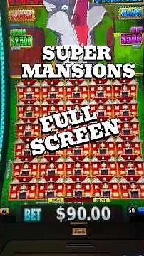 A $90 Super Mansion in full screen?! It really paid off at high limits | Huff N' Even More Puff #...
