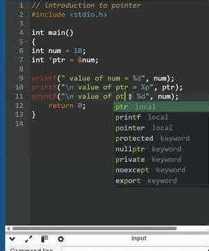 Pointer Program in C programming